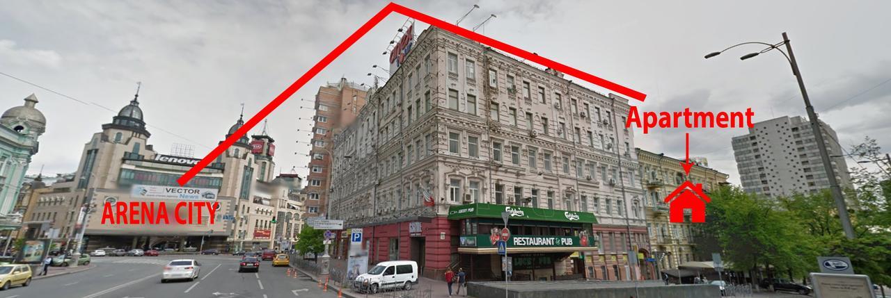 Arena,Vip Apartman Kijev Kültér fotó